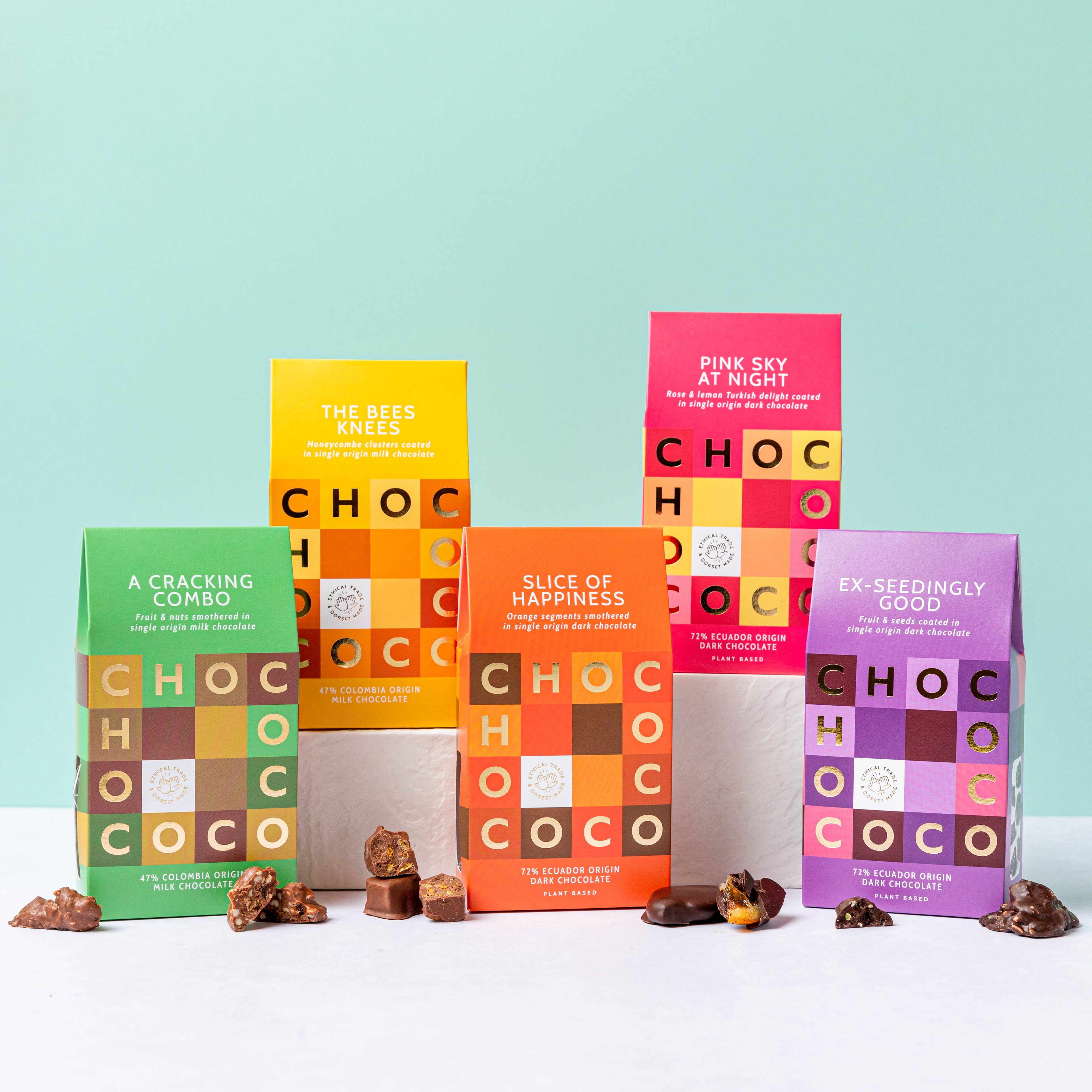 "The Bees Knees" Honeycombe Clusters in 47% Milk Chocolate