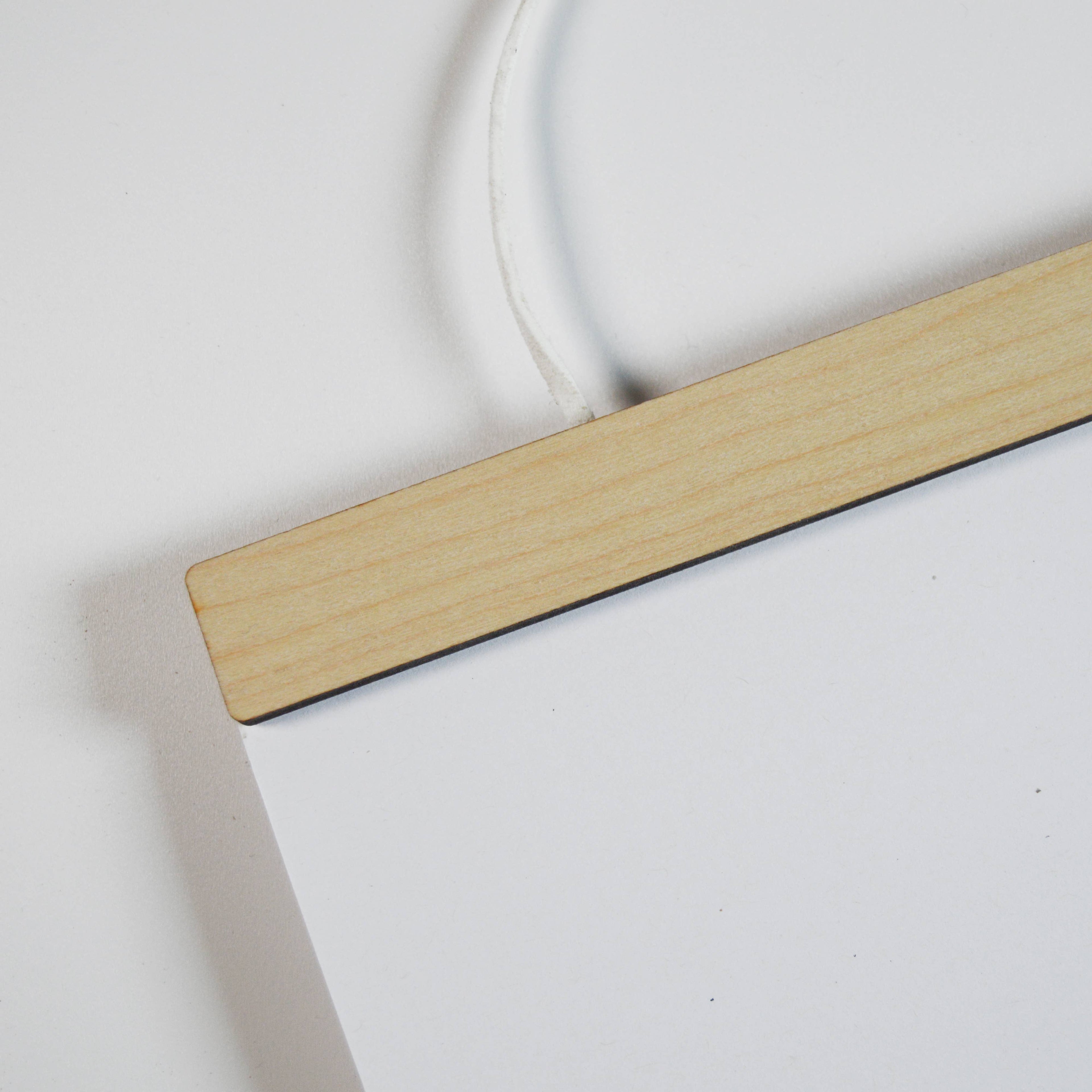 A3 Straight American Maple Magnetic Picture Hanger
