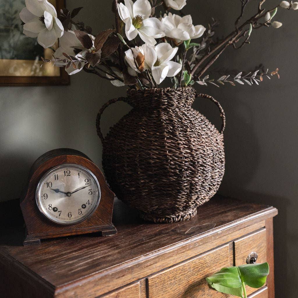 Pabna Wire Framed Seagrass Vase