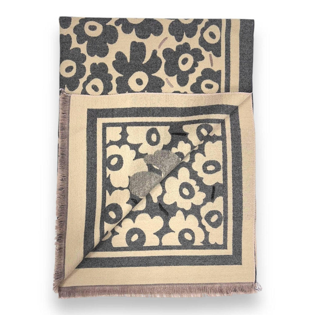 Beautiful Super reversible  Flower Scarf