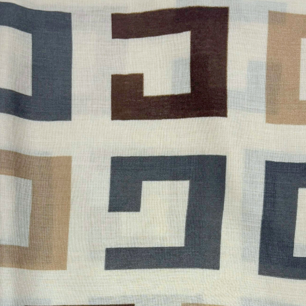 Big Geometrical Print Scarf