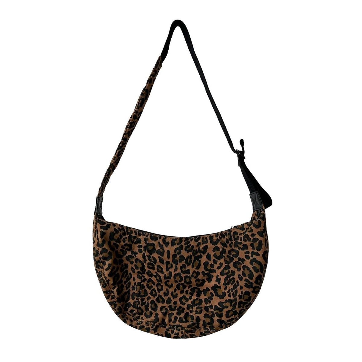 Brixton cross body sling bag - brown leopard print - small