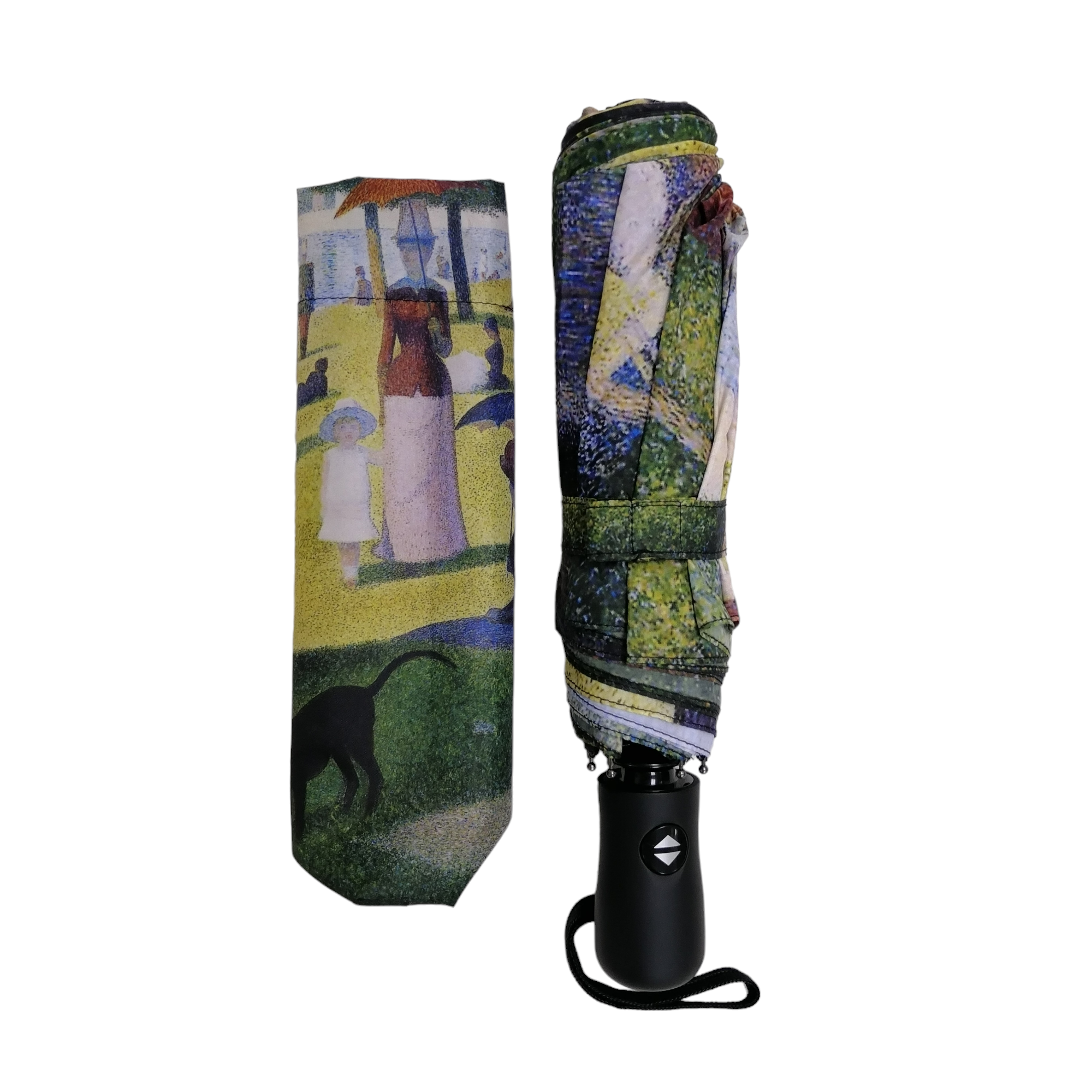 StormKing Folding Art Umbrella Seurat La Grande Jatte