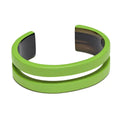 Lime Green horn Cuff Bracelet bangle jewellery by Branch