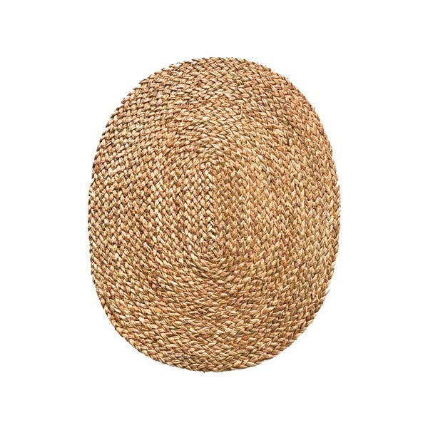 Large Oval Seagrass Placemat - Natural