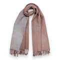 Tree of Life Print Cashmere Blend Winter Scarf