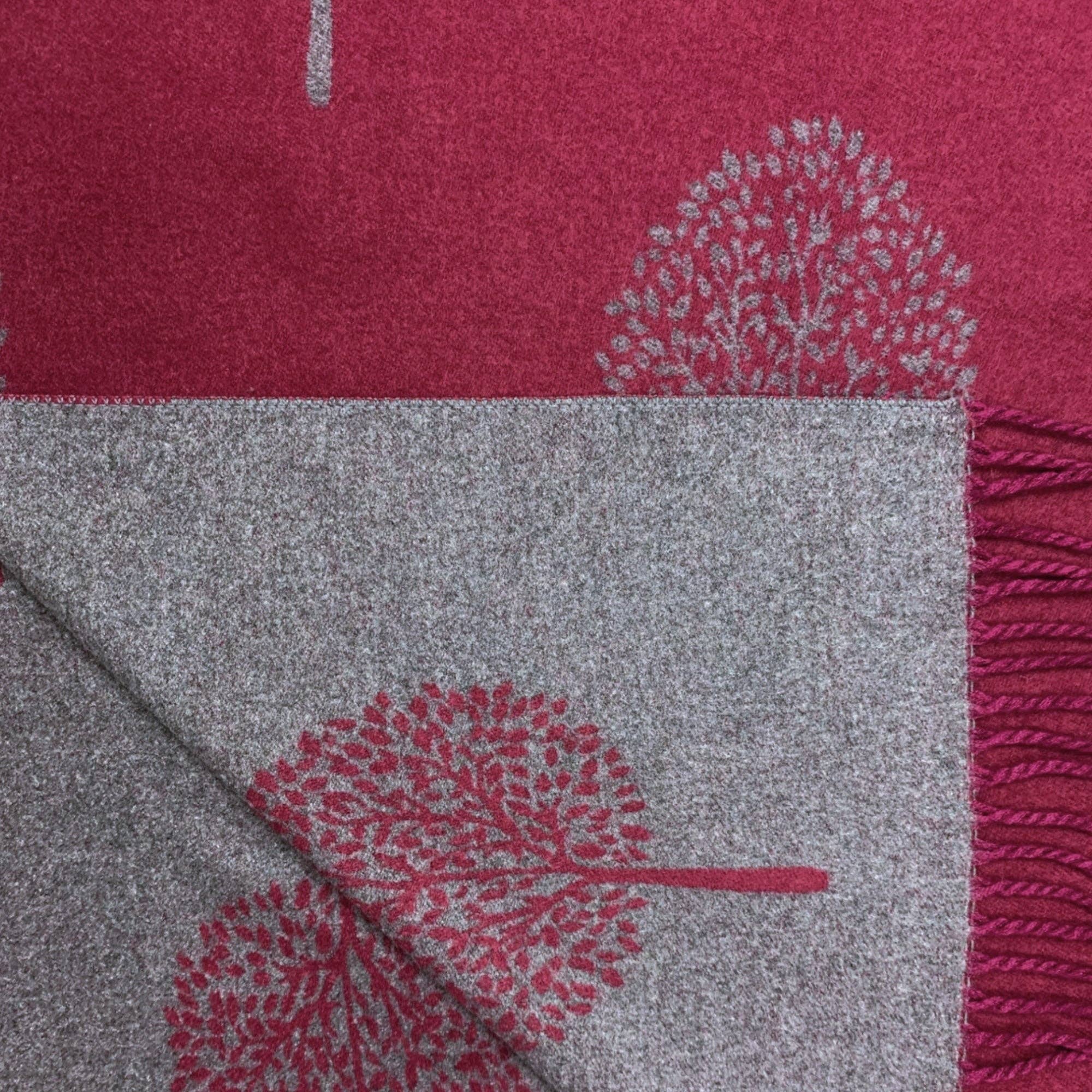 Tree of Life Print Cashmere Blend Winter Scarf