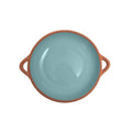 Sintra Large Glazed Terracotta Tapas Dish - Duck Egg Blue