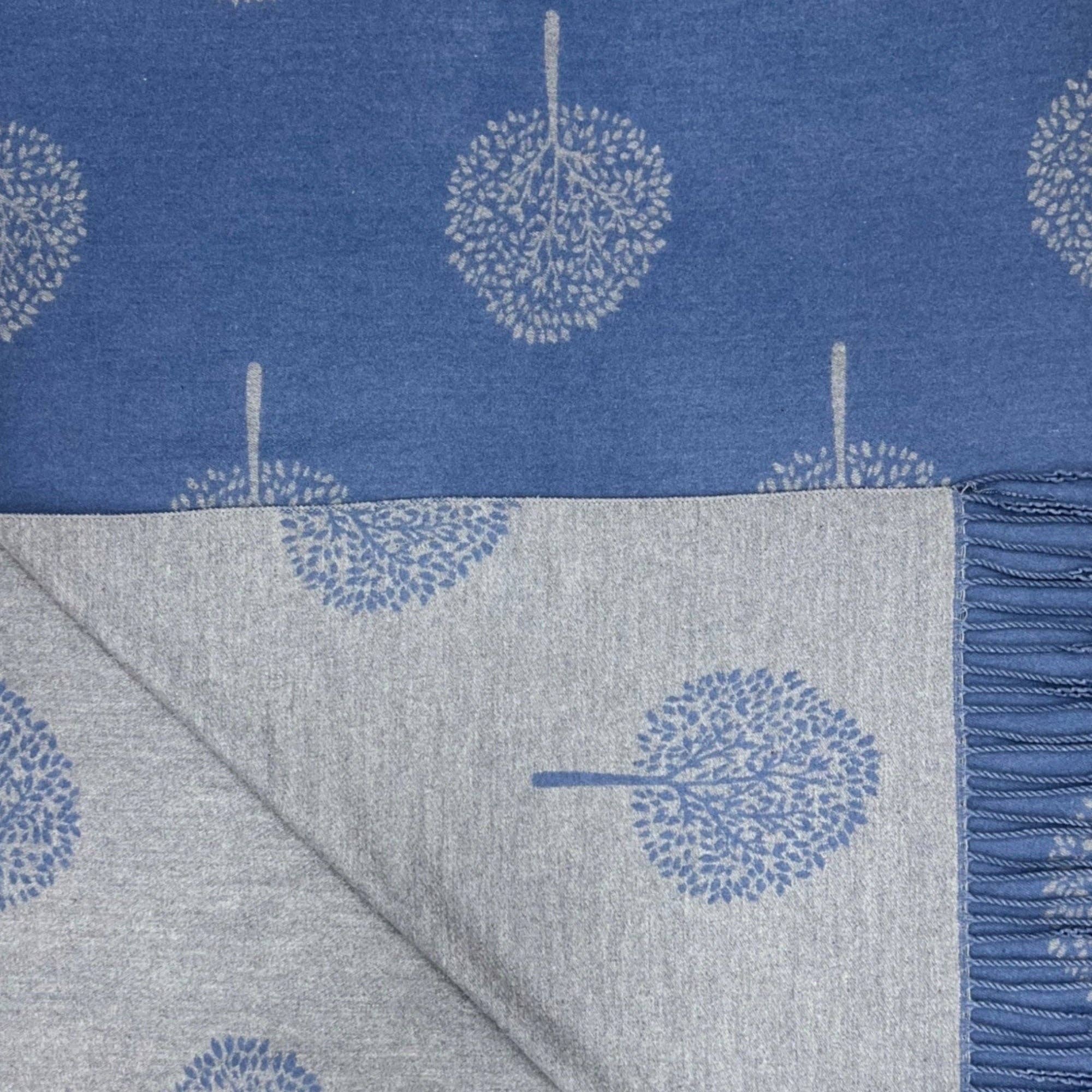 Tree of Life Print Cashmere Blend Winter Scarf