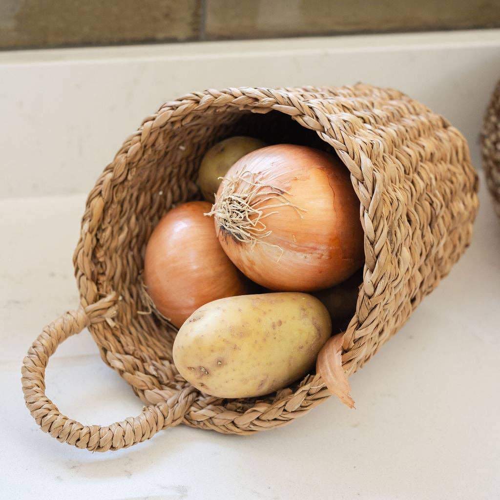Kompo Seagrass Hanging Storage Baskets