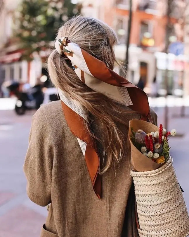 French Market Basket - Double Strap Simple