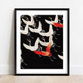Myriad of Flying Cranes Print