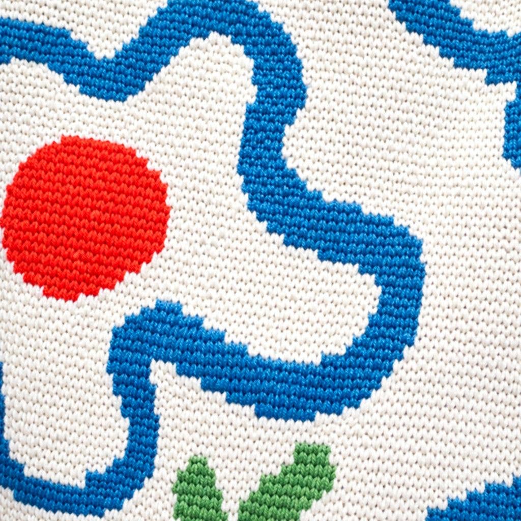 Groovy Garden - Knitted Bag