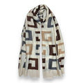 Big Geometrical Print Scarf