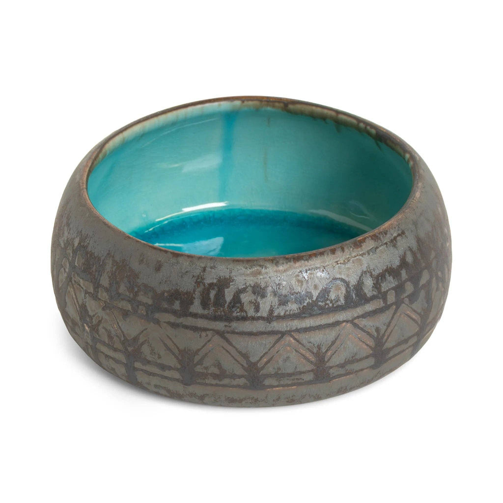 Turquoise Round Cereal Bowl
