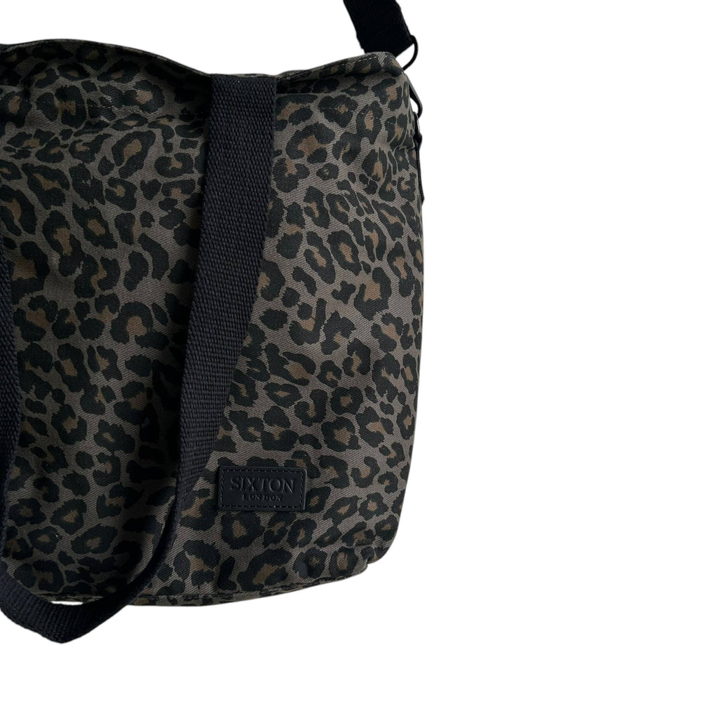 Day trip small tote bag - Grey Leopard print