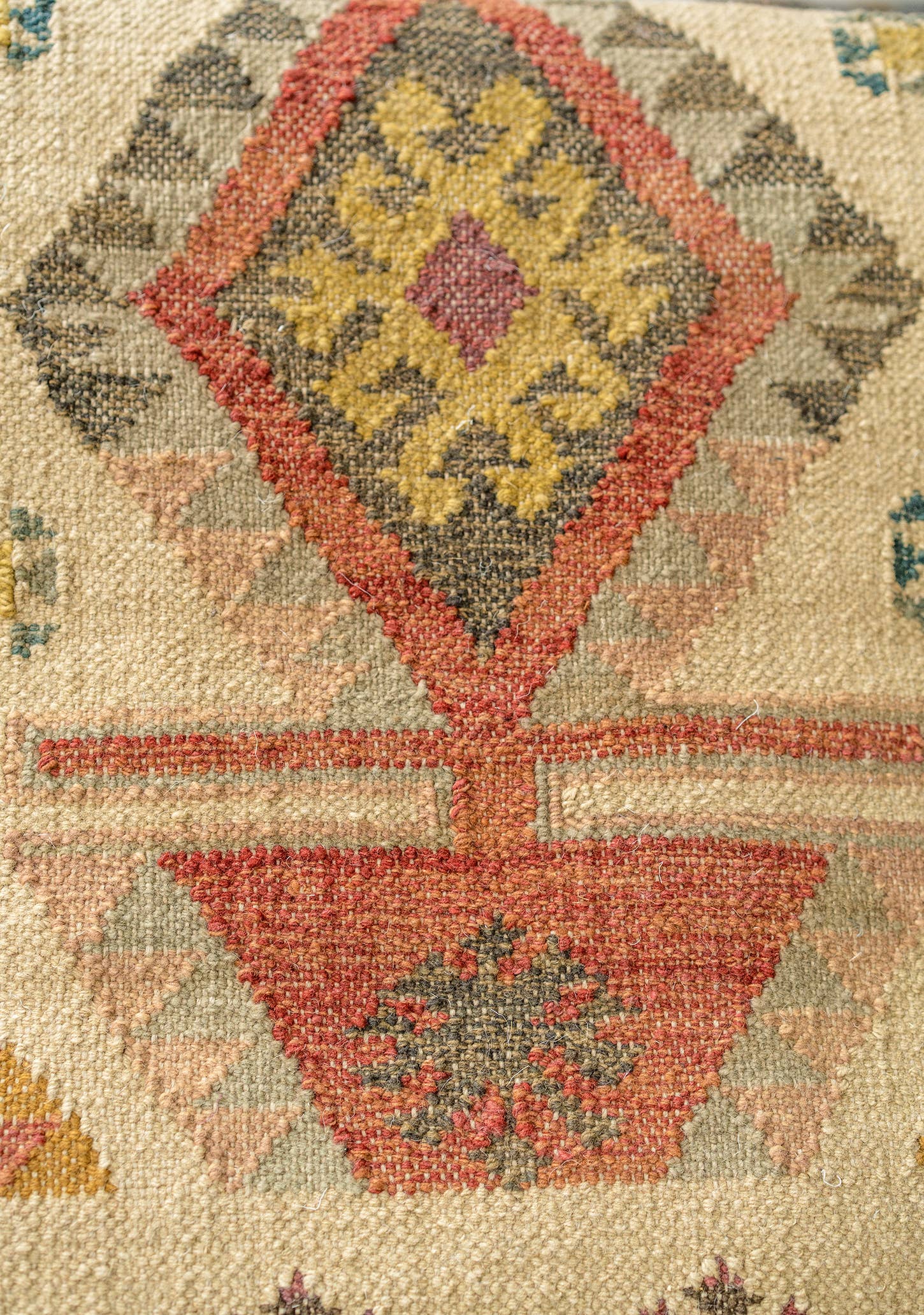 Narayan Handloom Kilim Rug, Large Runner, 75 X 240cm