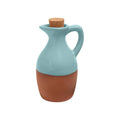 Sintra Glazed Terracotta Oil Drizzler - Duck Egg Blue