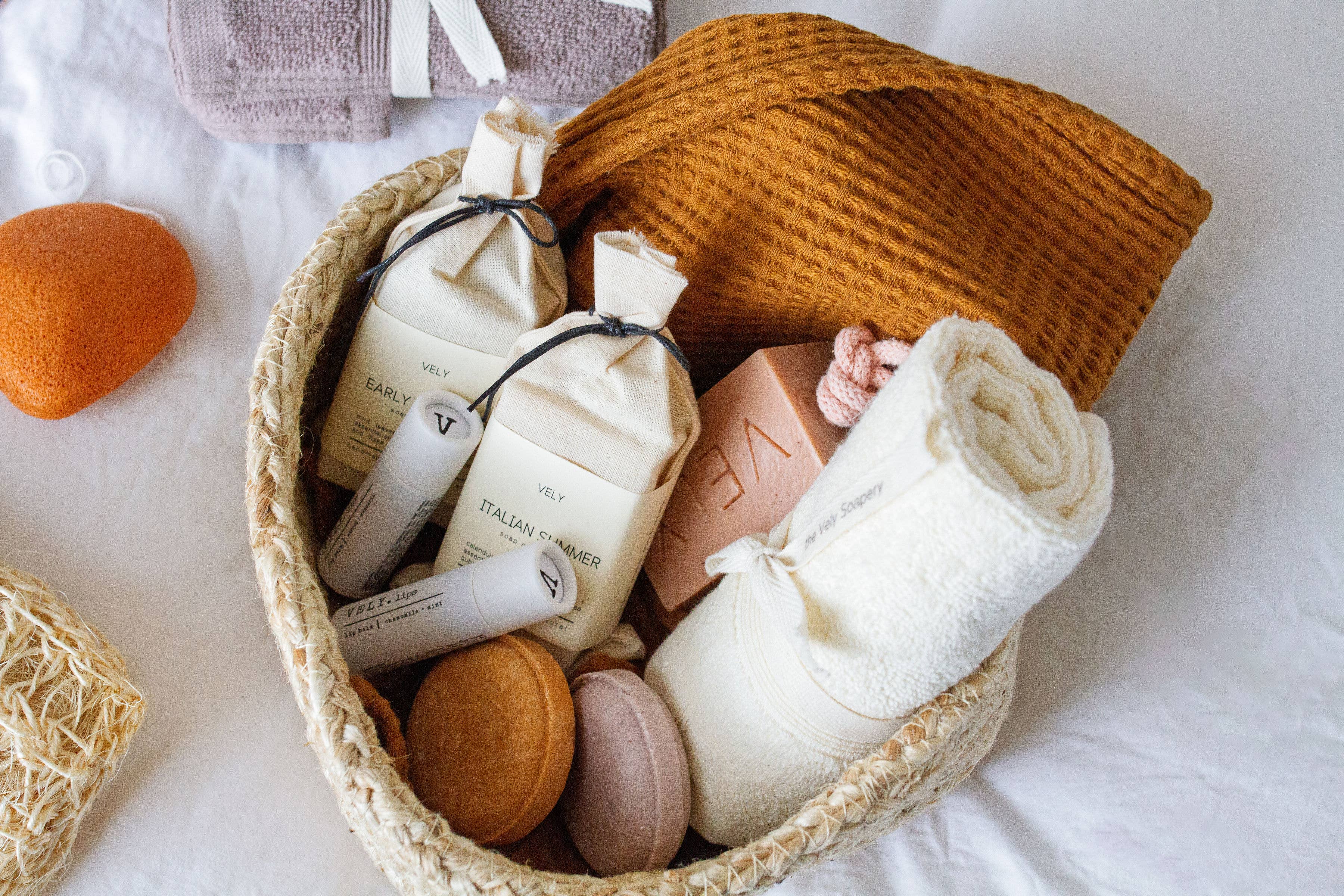 Natural Handmade Soap On A Rope "Sea Meditation" 