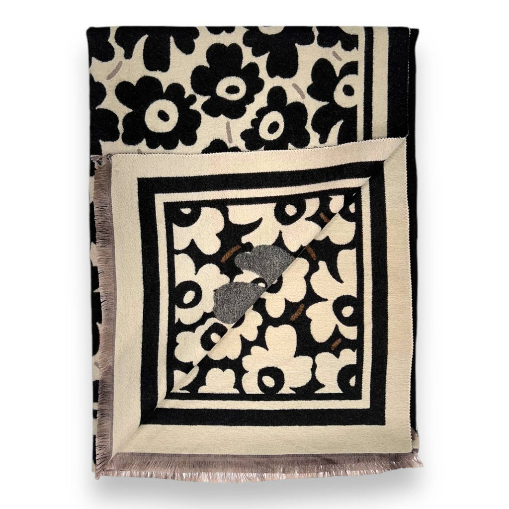 Beautiful Super reversible  Flower Scarf