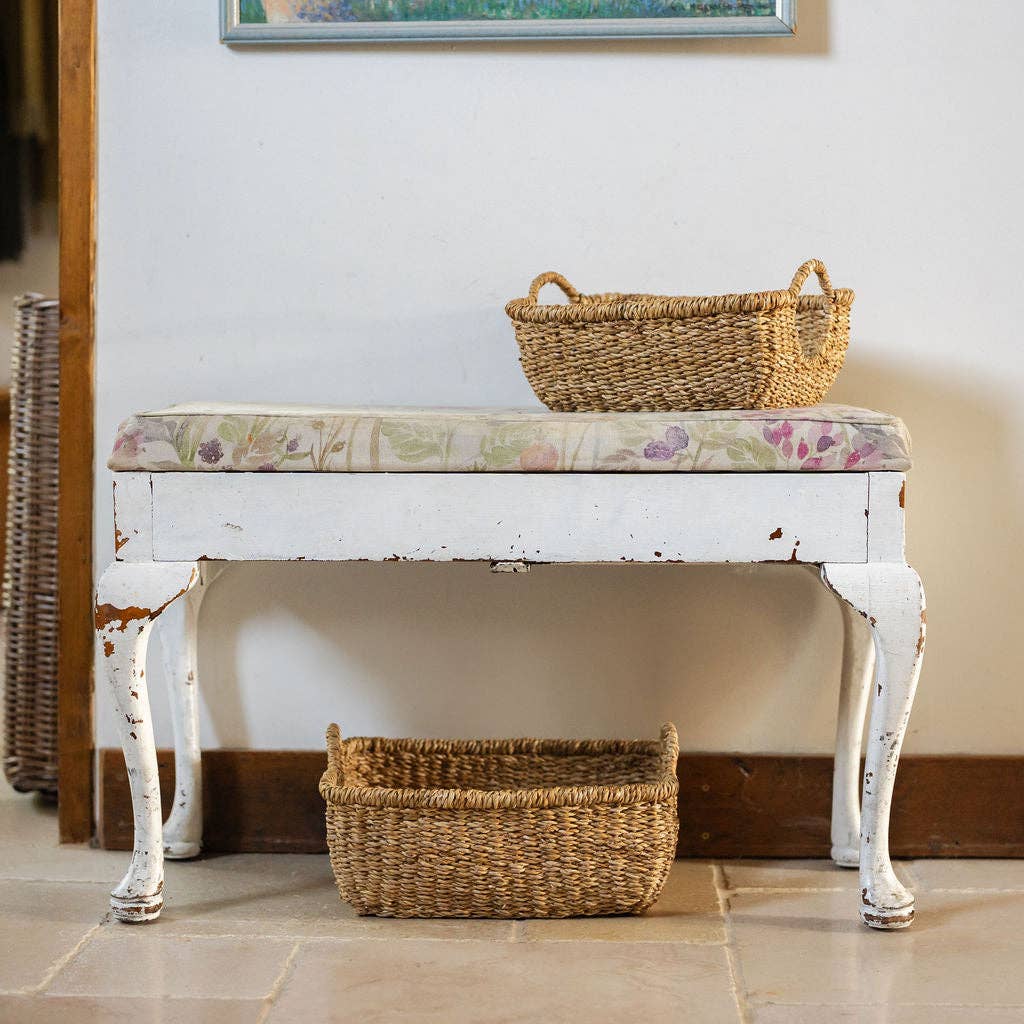 Meghna, Seagrass Basket Tray with Round Handles