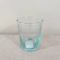 Moroccan Handmade Recycled Glass Tumbler 200ml - clear