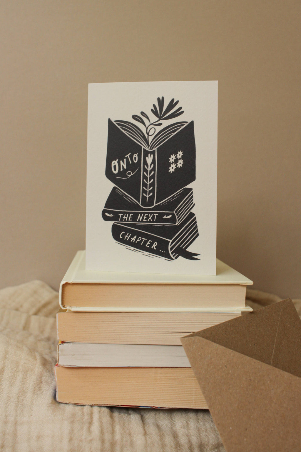 'Onto The Next Chapter...' Thoughtful Card