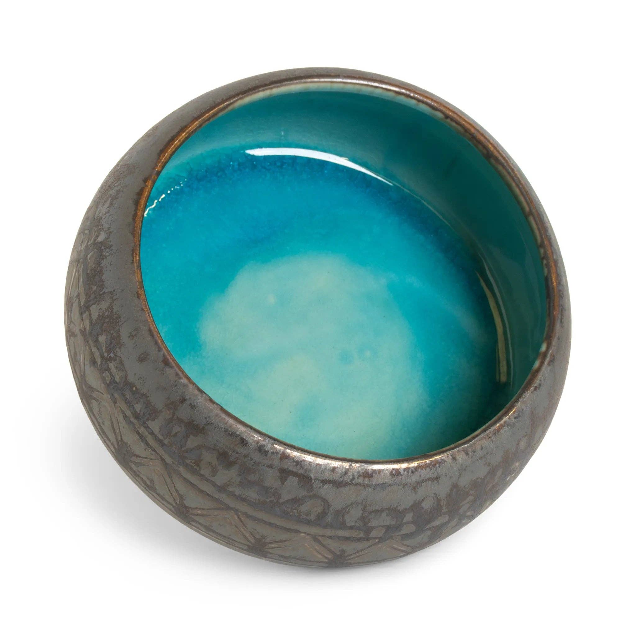 Turquoise Round Cereal Bowl