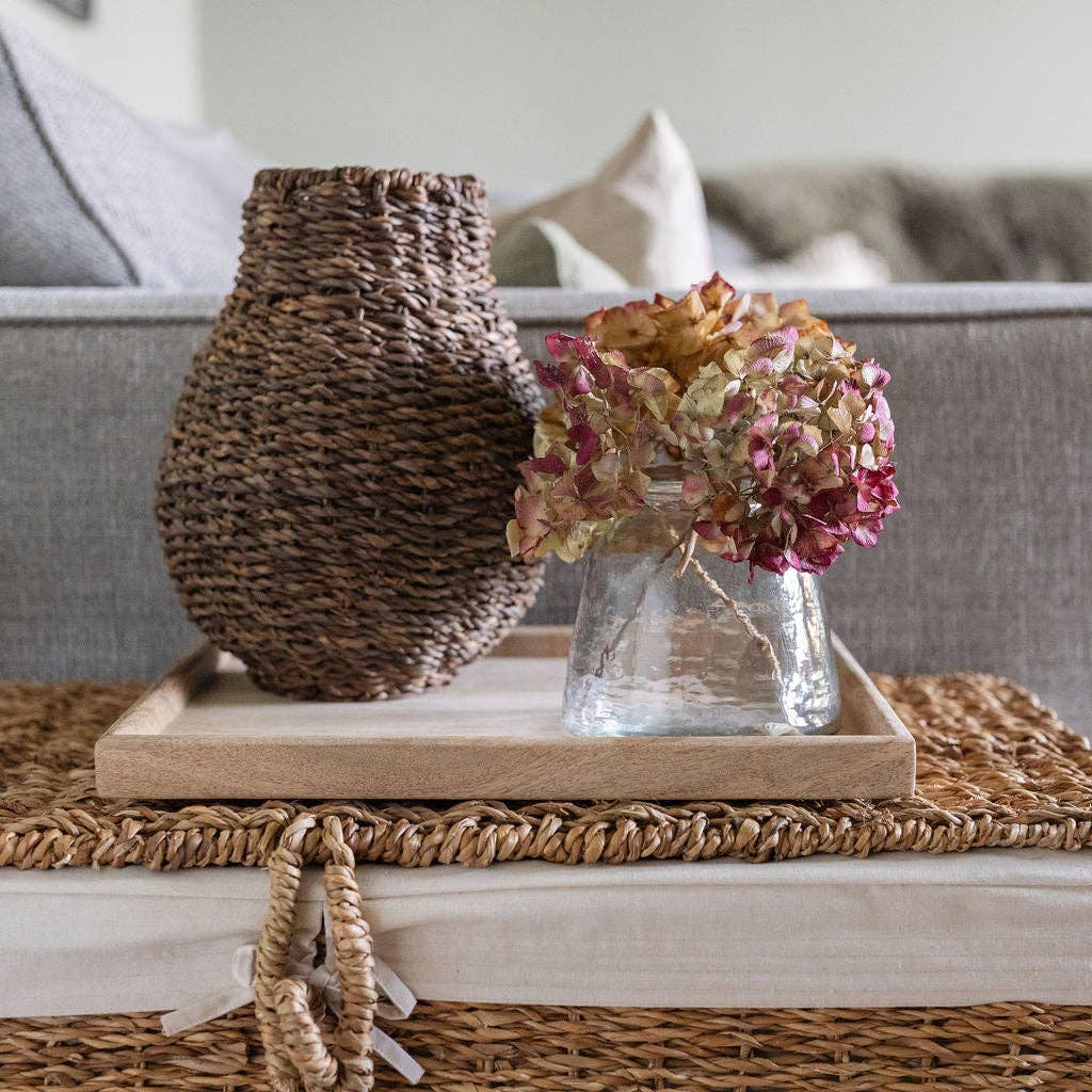 Jamalaya, Wire Framed Seagrass Vase