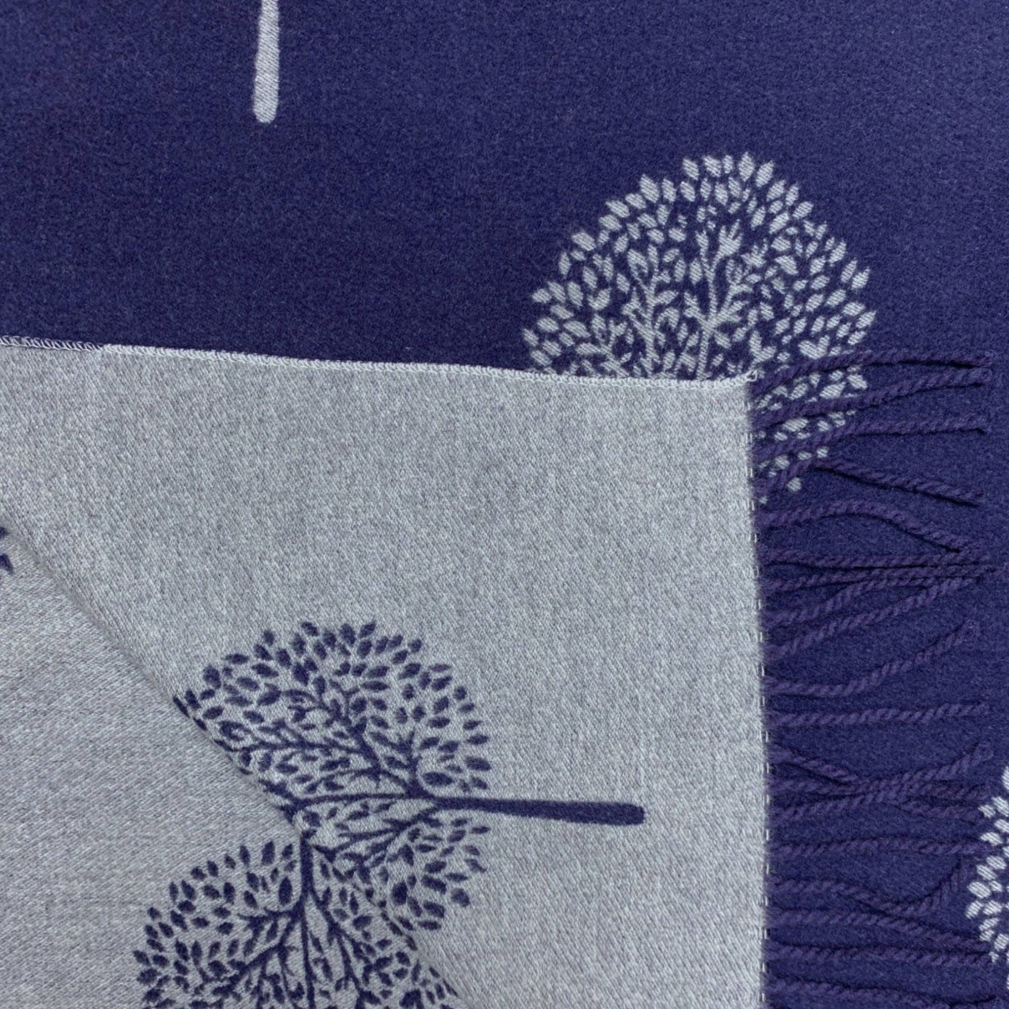 Tree of Life Print Cashmere Blend Winter Scarf