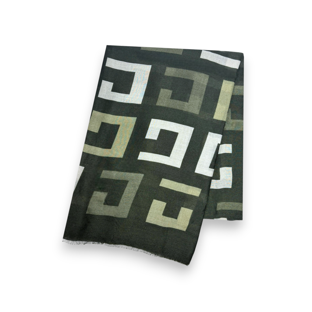Big Geometrical Print Scarf