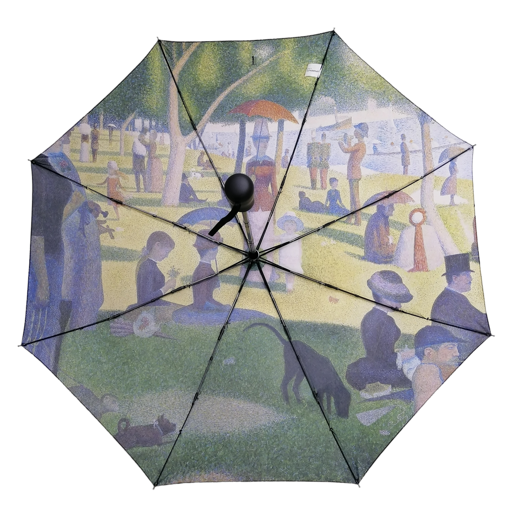 StormKing Folding Art Umbrella Seurat La Grande Jatte