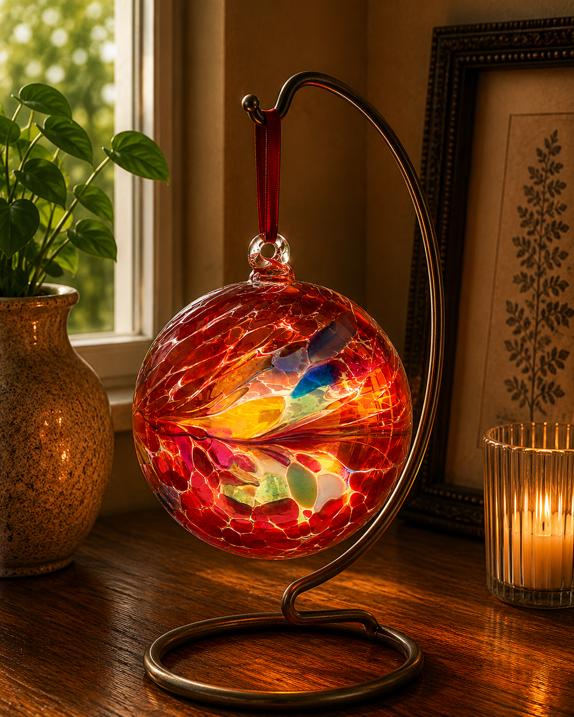 Friendship Ball - 10cm - Primary Red