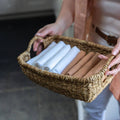Meghna, Seagrass Basket Tray with Round Handles