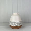 Earthy Dotty Bamboo Skandi Vase