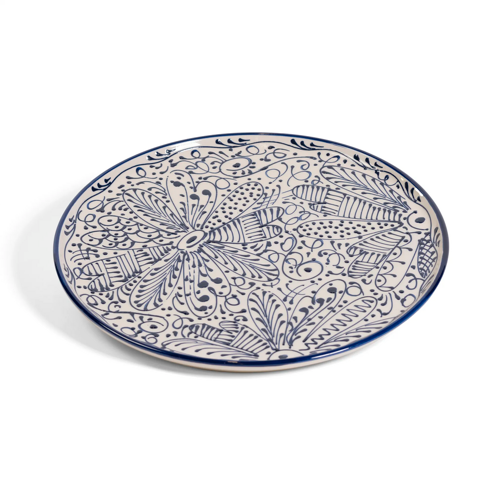Round Serving Platter Blanca