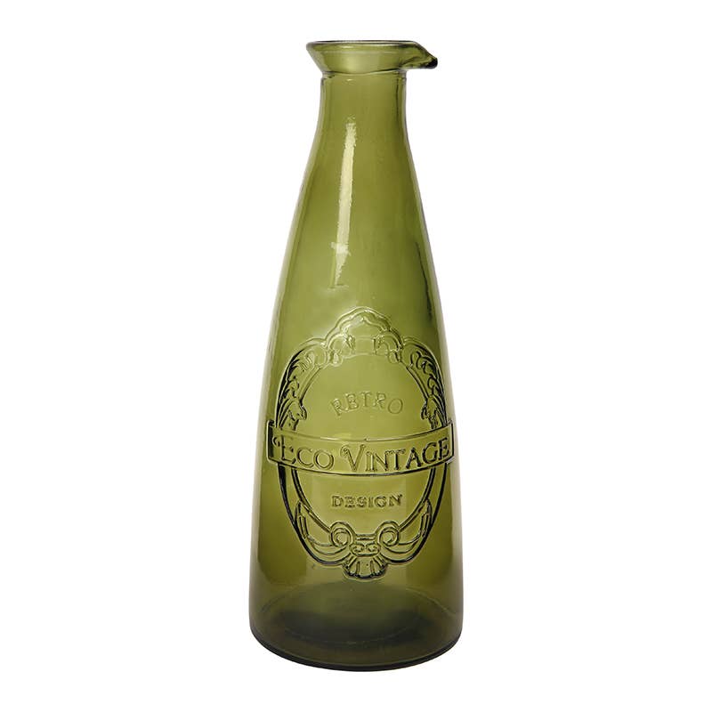 Sintra Recycled Glass Carafe - Green
