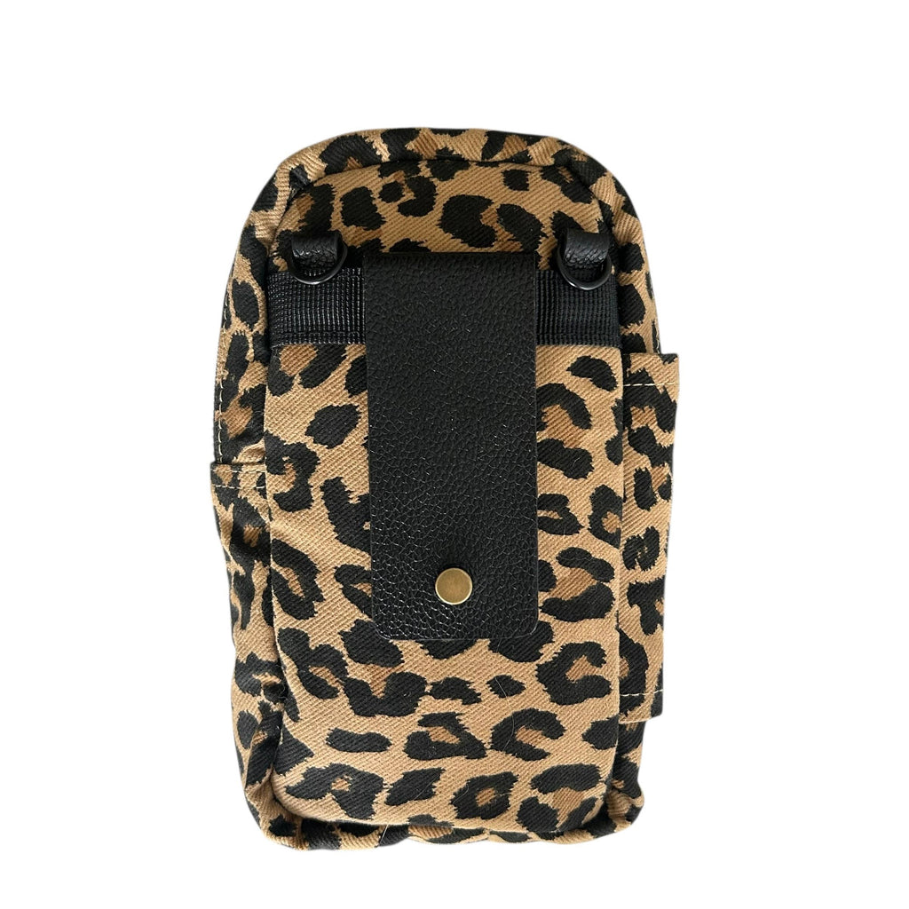 Barcelona bag - sand leopard print