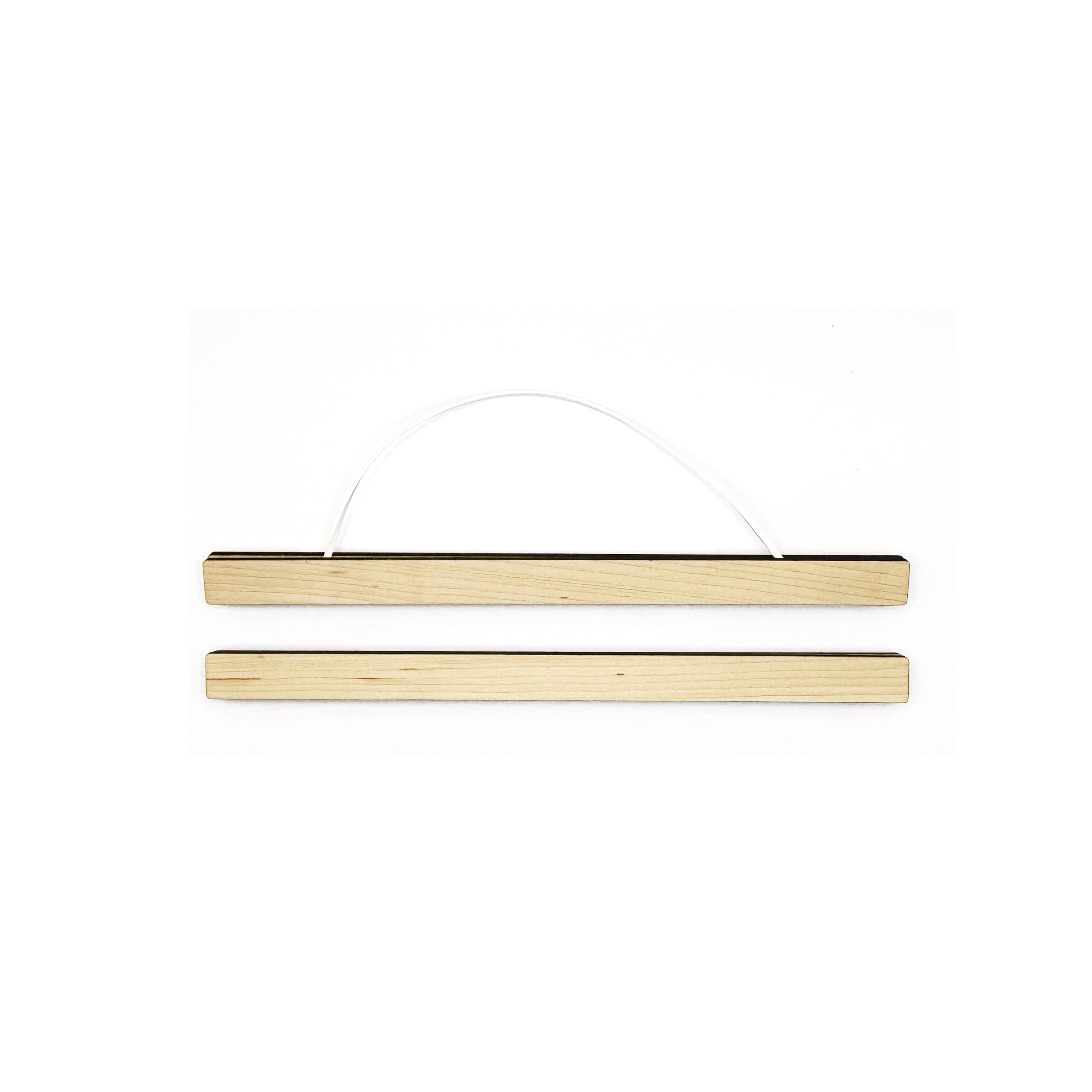 A3 Straight American Maple Magnetic Picture Hanger