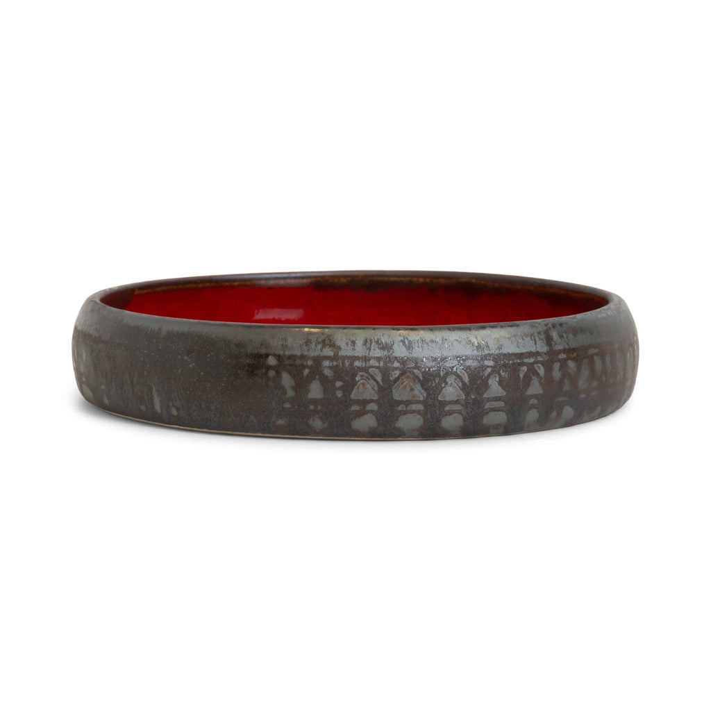 Ruby Round Shallow Bowl