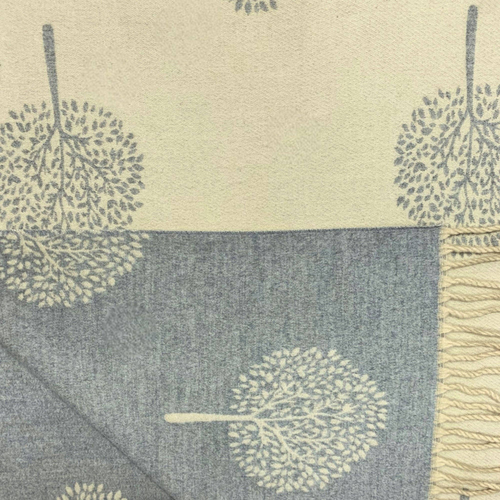 Tree of Life Print Cashmere Blend Winter Scarf