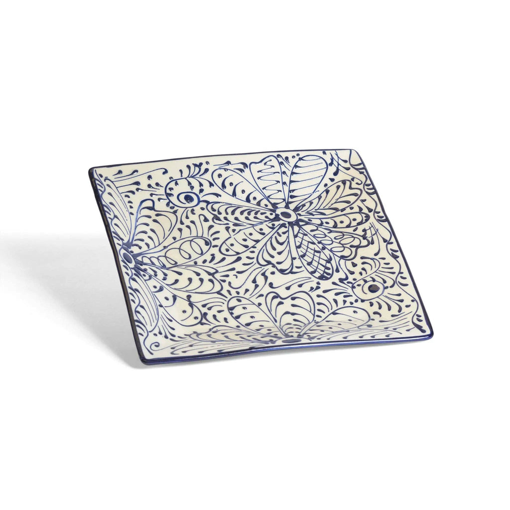 Square Plate Blanca