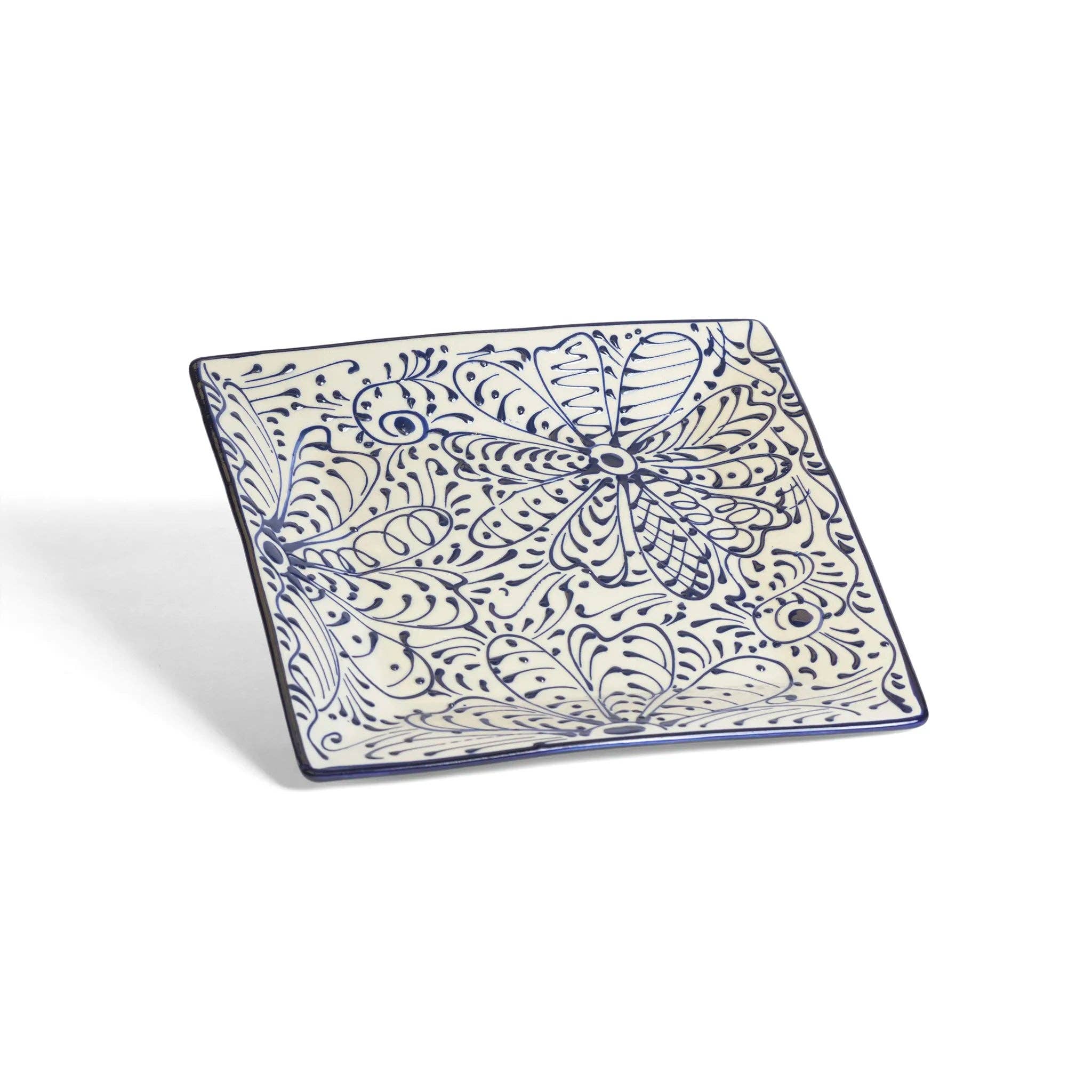 Square Plate Blanca