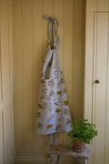 Herb Print Apron - Mustard