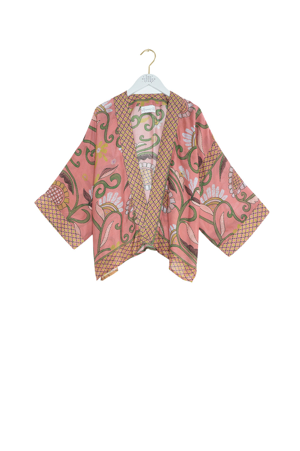 Giant Kantha Dusk Kimono by One Hundred Stars