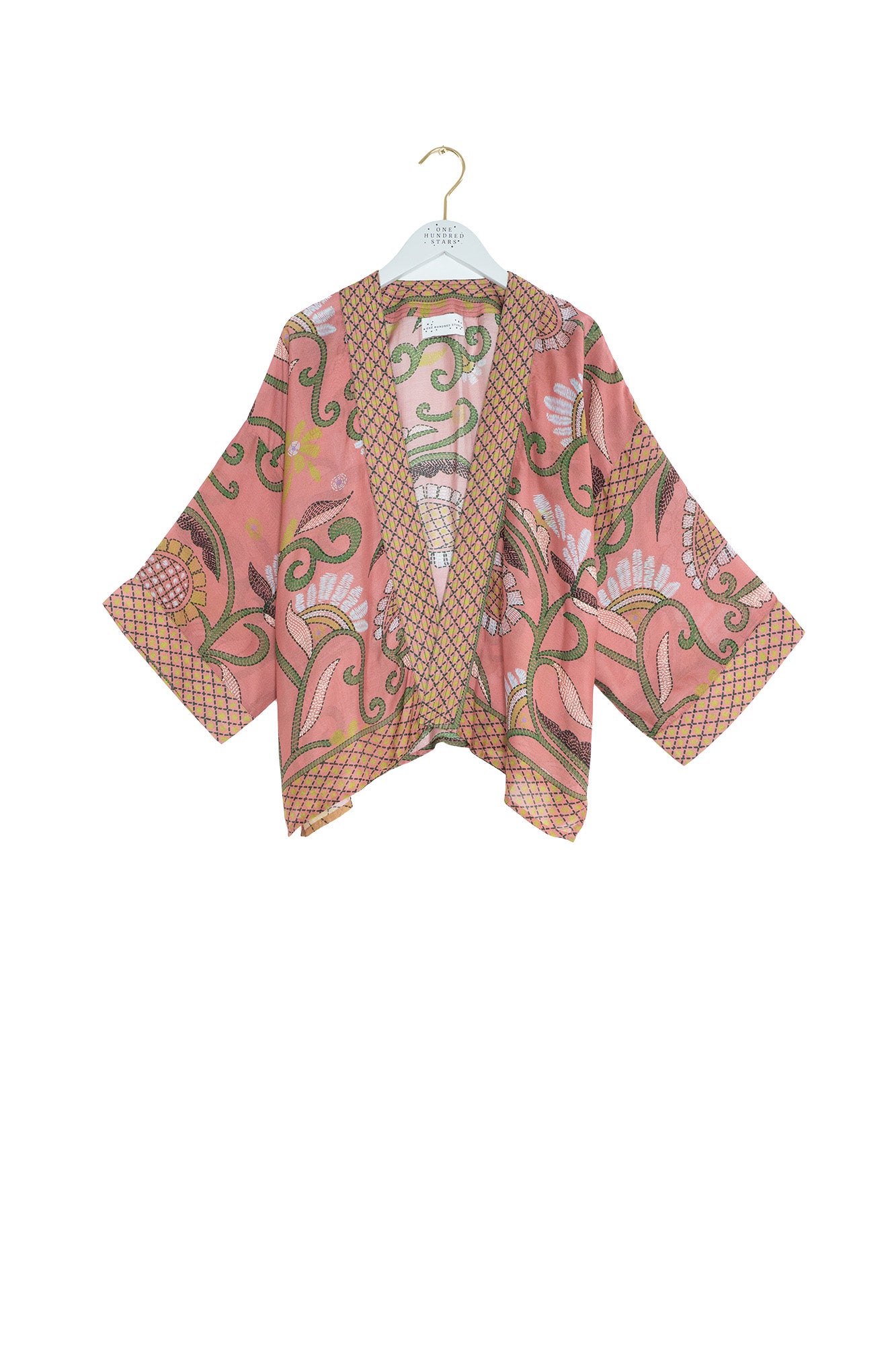 Giant Kantha Dusk Kimono by One Hundred Stars