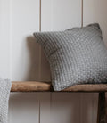 Hallen Basket Weave Cushion in Moss 50x50