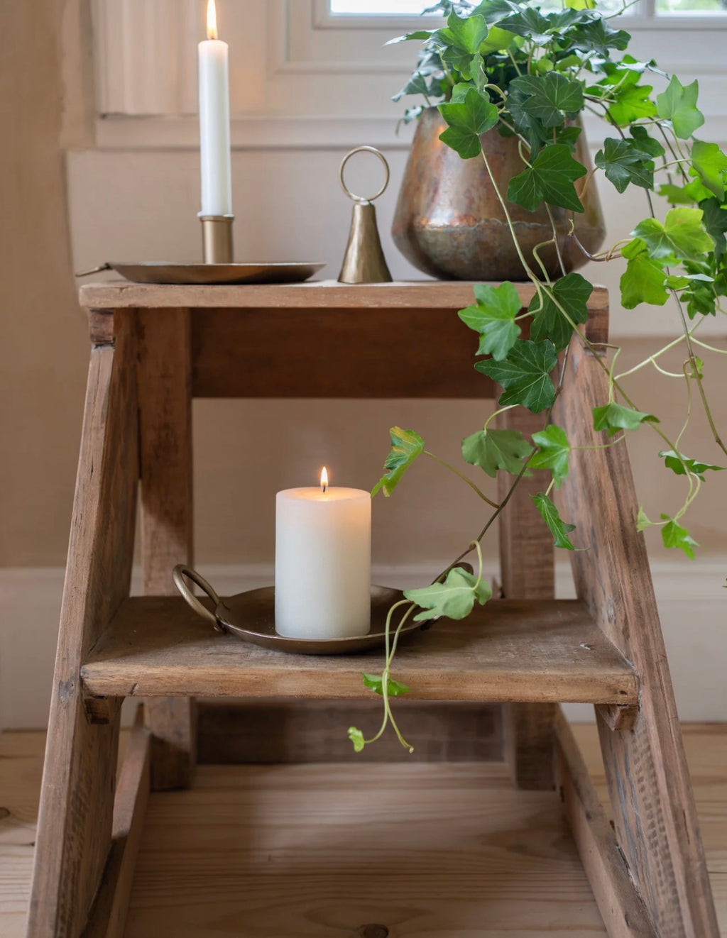 Forged Round Candle Plate