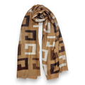 Big Geometrical Print Scarf