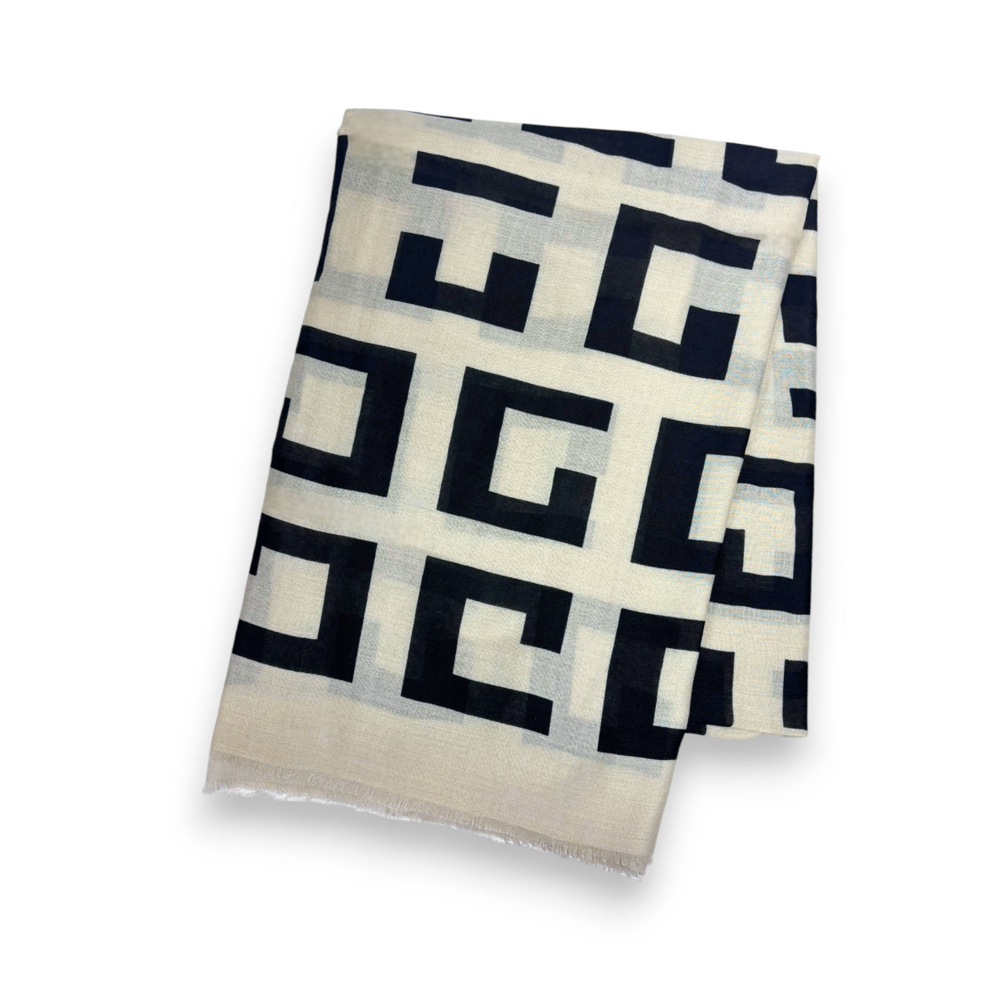 Big Geometrical Print Scarf